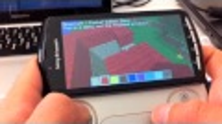 Behold the Shrunken Glory of <em>MineCraft</em> Running on an Android Phone